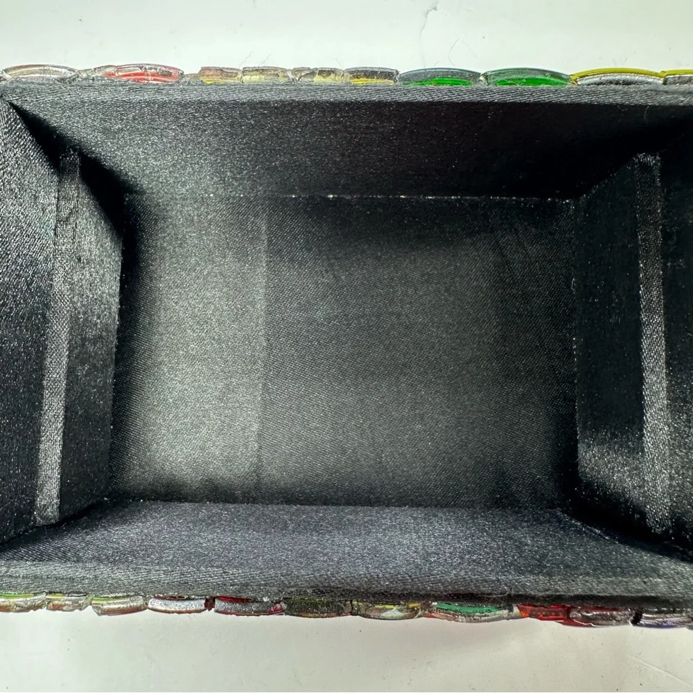 Vintage Mosaic Art Glass Jewelry Box